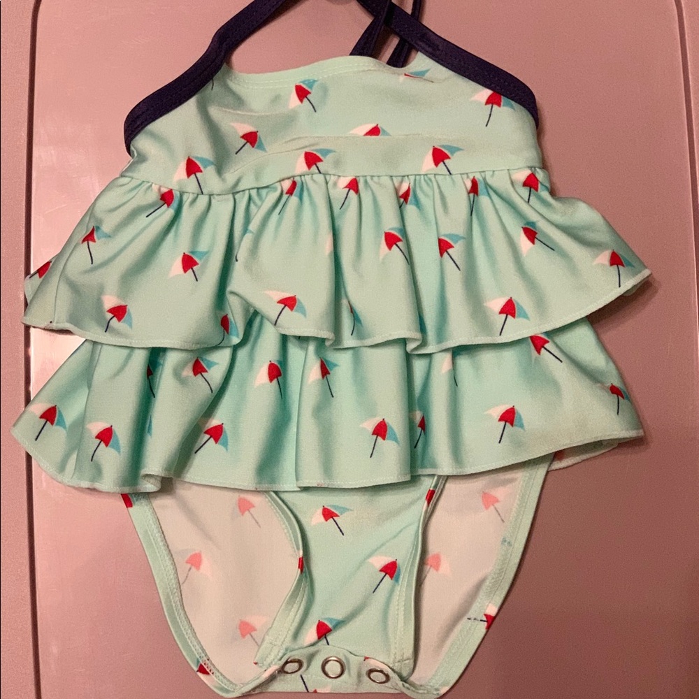 Cat and jack umbrella swimsuit 3-6 mo or 6/12 mo